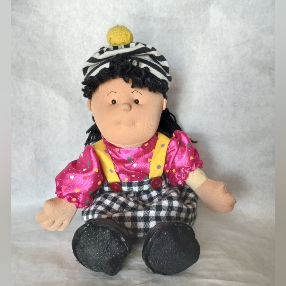 Sweetie Pie Kids ALICIA 14" Plush Stuffed Girl Doll w/Outfit and Shoes.